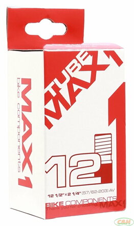 duše MAX1 12 1/2×2 1/4 62-203 AV 45°/45 mm zahnutý ventil