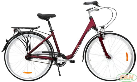 kolo STORM 28" Paris 7sp. 17" bordó