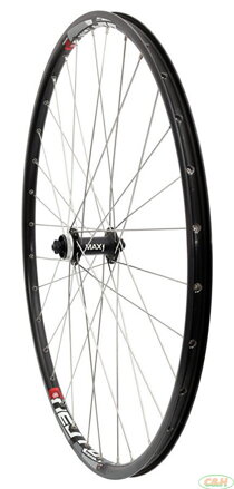 zapletené kolo 26" MAX1 Disc Center lock přední černé/stříbrné