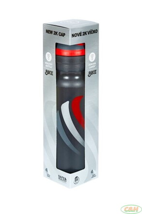 Zdravá lahev 1,0 l  BIKE 2K19 červená