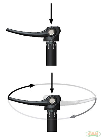 osa přední SRAM 15-148 mm Maxle Ultimate, černá B1
