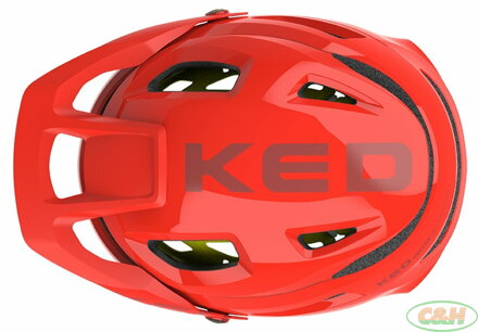 přilba KED Pector MIPS M červená lesklá 52-58 cm