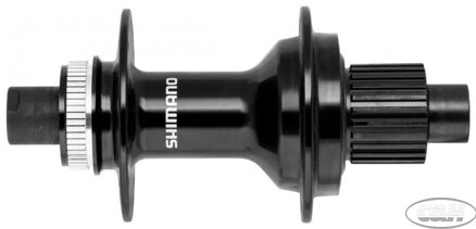náboj disc SHIMANO SLX FH-MT510-B 32d Center lock 12mm e-thru-axle 148mm 12 speed zadní černý