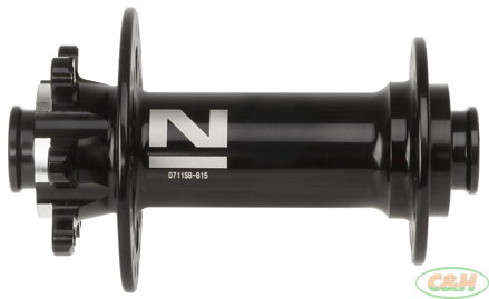 přední náboj NOVATEC Boost 110/15 mm 32 děr černý