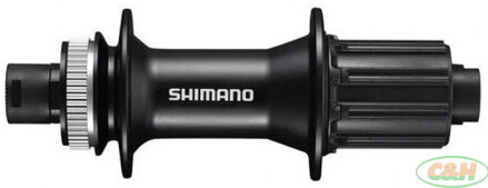 náboj disc SHIMANO FH-MT400 32děr Center lock 12mm e-thru-axle 142mm 8-11 sp. zad. čer.,v krabičce